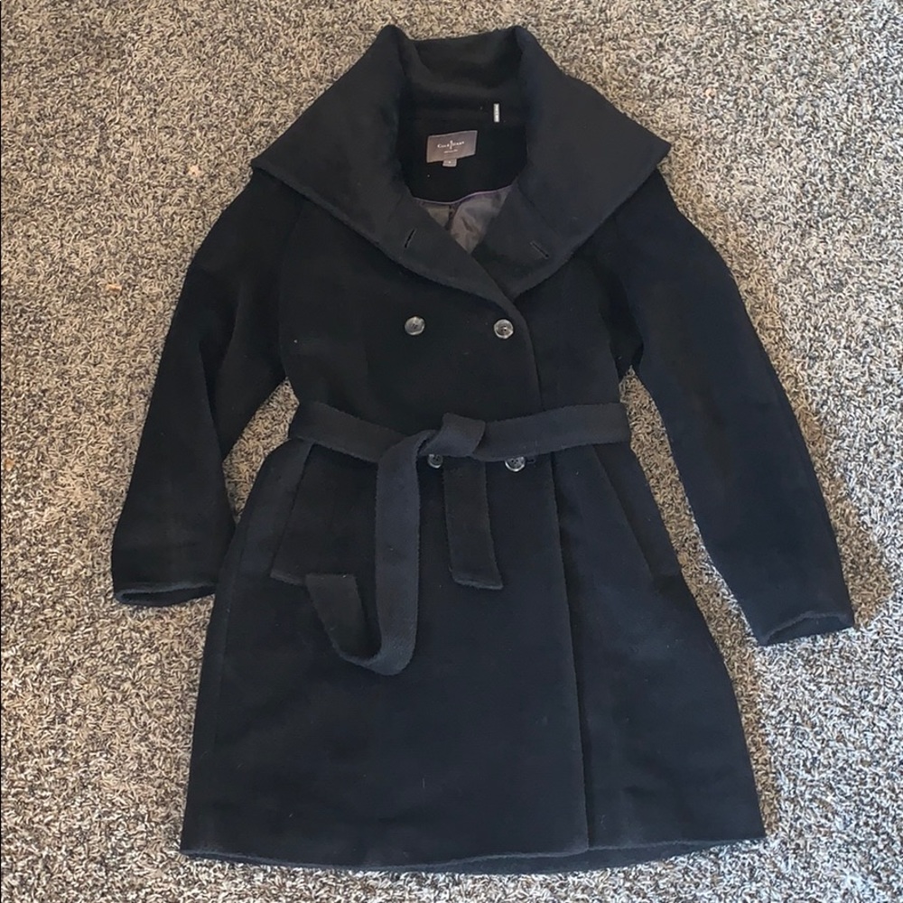 Cole Hann wool blend double breast coat